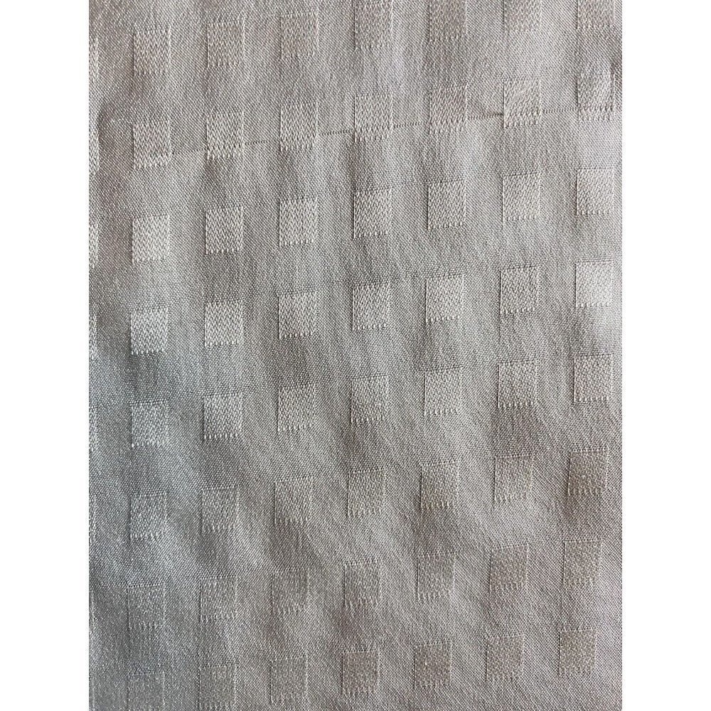 Women’s Scarf Cream Geometric Border Long Rectangle Lightweight Casual Vintage - Picture 2 of 16